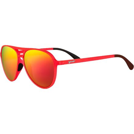 (取寄) グダー マッハ GS ポーラライズド サングラス Goodr Mach Gs Polarized Sunglasses Captain Blunt's Red-Eye