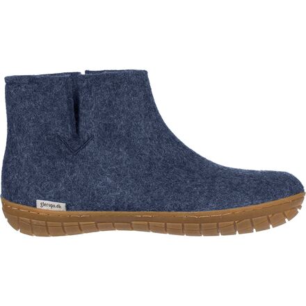 Rakuten - (取寄) グレーラップ ザ ブーツ ラバー スリッパ Glerups The Boot Rubber Slipper Denim/Tan
