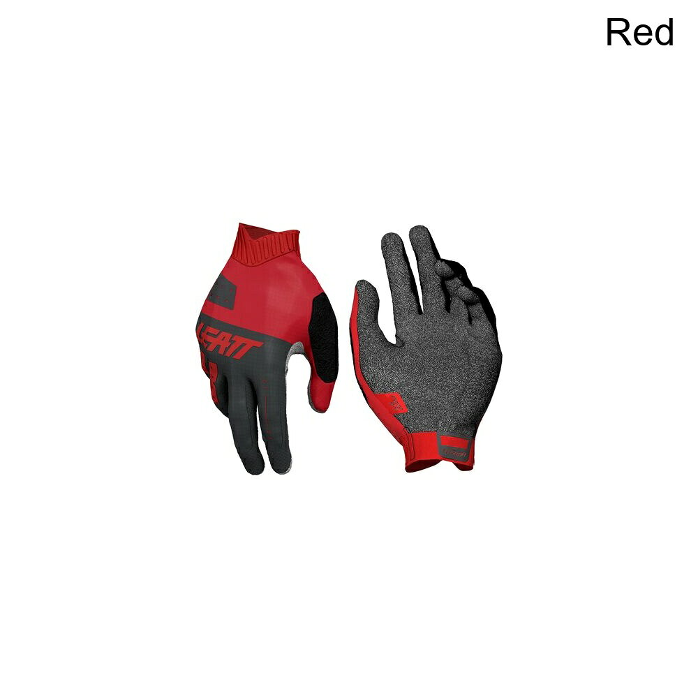スウィートラグの(取寄) リアット キッズ MTB 1.0 JR グローブ - キッズ Leatt kids MTB 1.0 GripR Jr Glove - Kids' Red｜アングル3