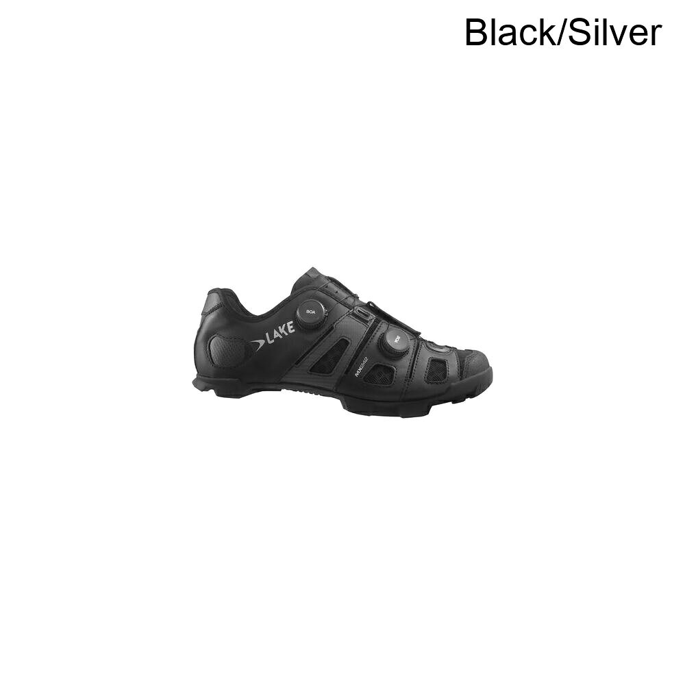 (取寄) レイク メンズ MX242 エンデュランス ワイド サイクリング シューズ - メンズ Lake men MX242 Endurance Wide Cycling Shoe - Men's Black/Silver