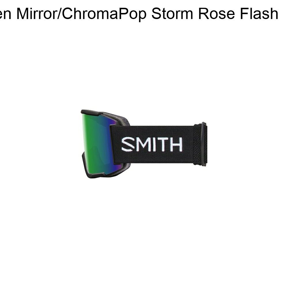 スウィートラグの(取寄) スミス スクアッド Xl クロマポップ ゴーグルズ Smith Squad XL ChromaPop Goggles Black/ChromaPop Sun Green Mirror/ChromaPop Storm Rose Flash｜アングル2