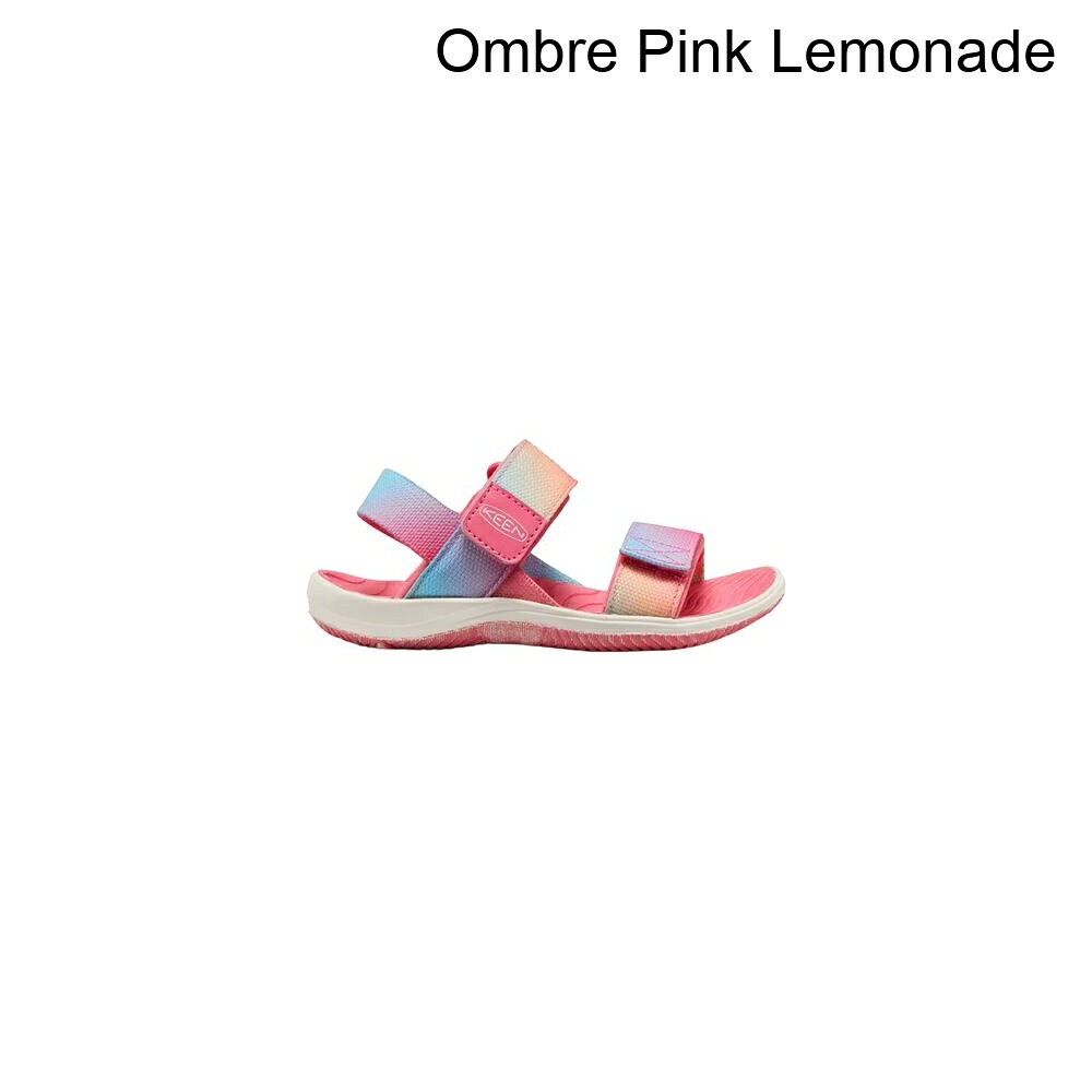 (取寄) キーン エル バックストラップ サンダル - リトル ガールズ KEEN Elle Backstrap Sandal - Little Girls' Ombre Pink Lemonade