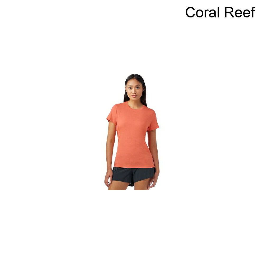 (取寄) スマートウール レディース メリノ ショートスリーブ T-シャツ - ウィメンズ Smartwool women Merino Short-Sleeve T-Shirt - Women's Coral Reef