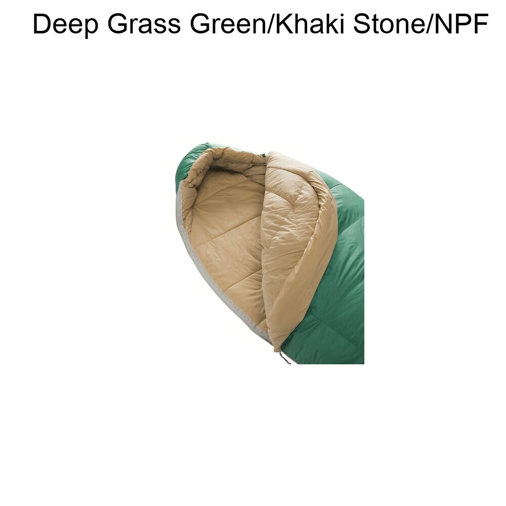 (取寄) ノースフェイス トレイル ライト スリーピング バッグ 0F ダウン The North Face Trail Lite Sleeping Bag: 0F Down Deep Grass Green/Khaki Stone/NPF sweetrag-18402400 スウィートラグ サンプル画像2