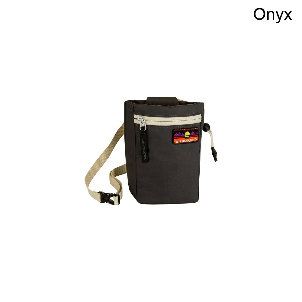 (取寄) ワイルドカントリー フロウ チョーク バッグ Wild Country Flow Chalk Bag Onyx