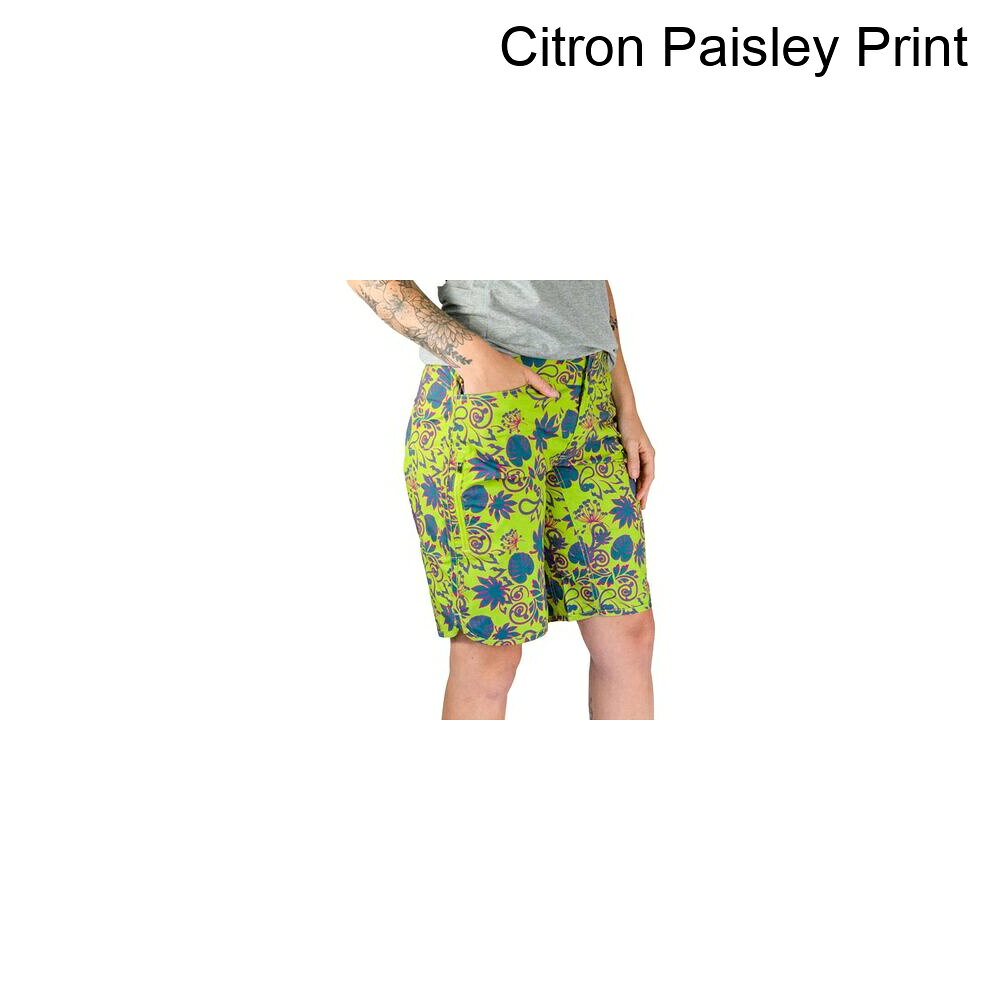 (取寄) クラブライドアパレル レディース サヴィー 11インチ ペイズリー プリント ショート - ウィメンズ Club Ride Apparel women Savvy 11in Paisley Print Short - Women's Citron Paisley Print