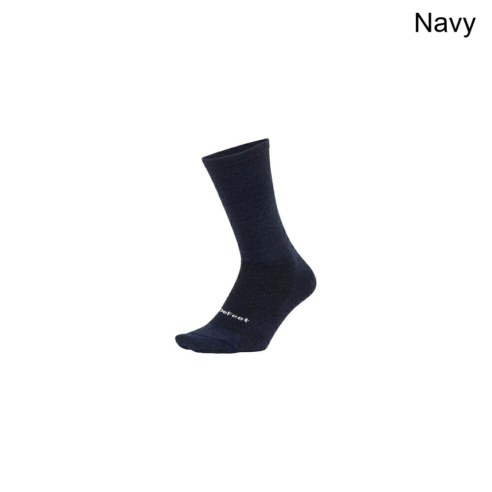 (取寄) デフィート ウールイーター プロ 6インチ D-ロゴ ソック DeFeet Wooleator Pro 6in D-Logo Sock Navy
