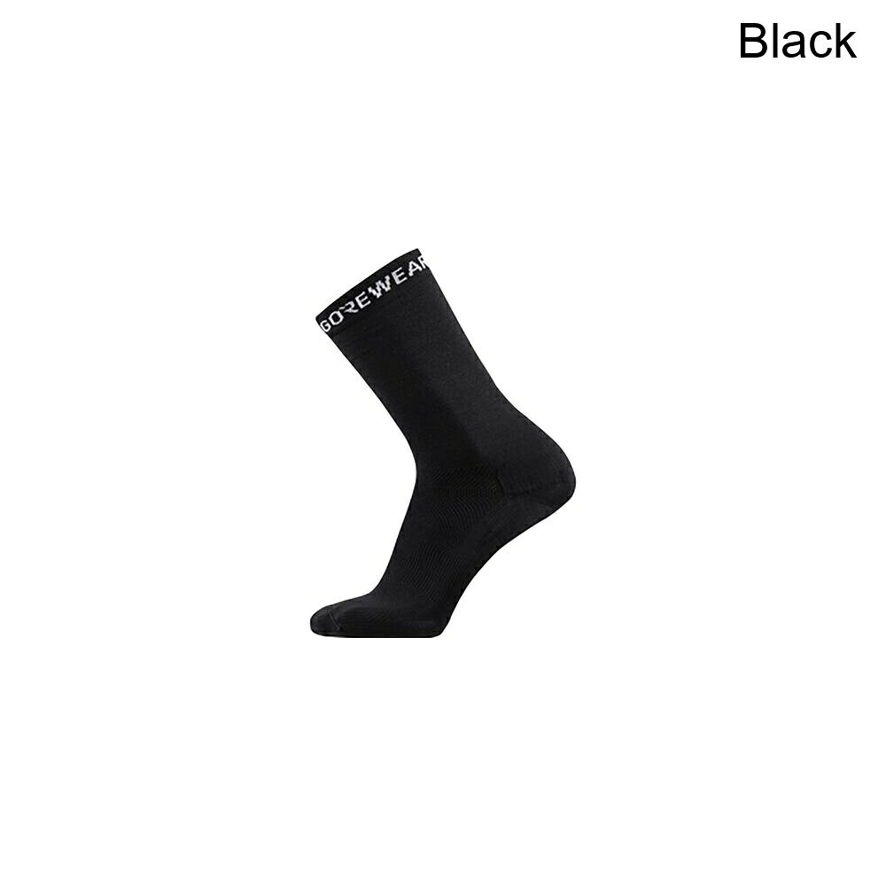 (取寄) ゴアウェア エッセンシャル ソックス GOREWEAR Essential Socks Black