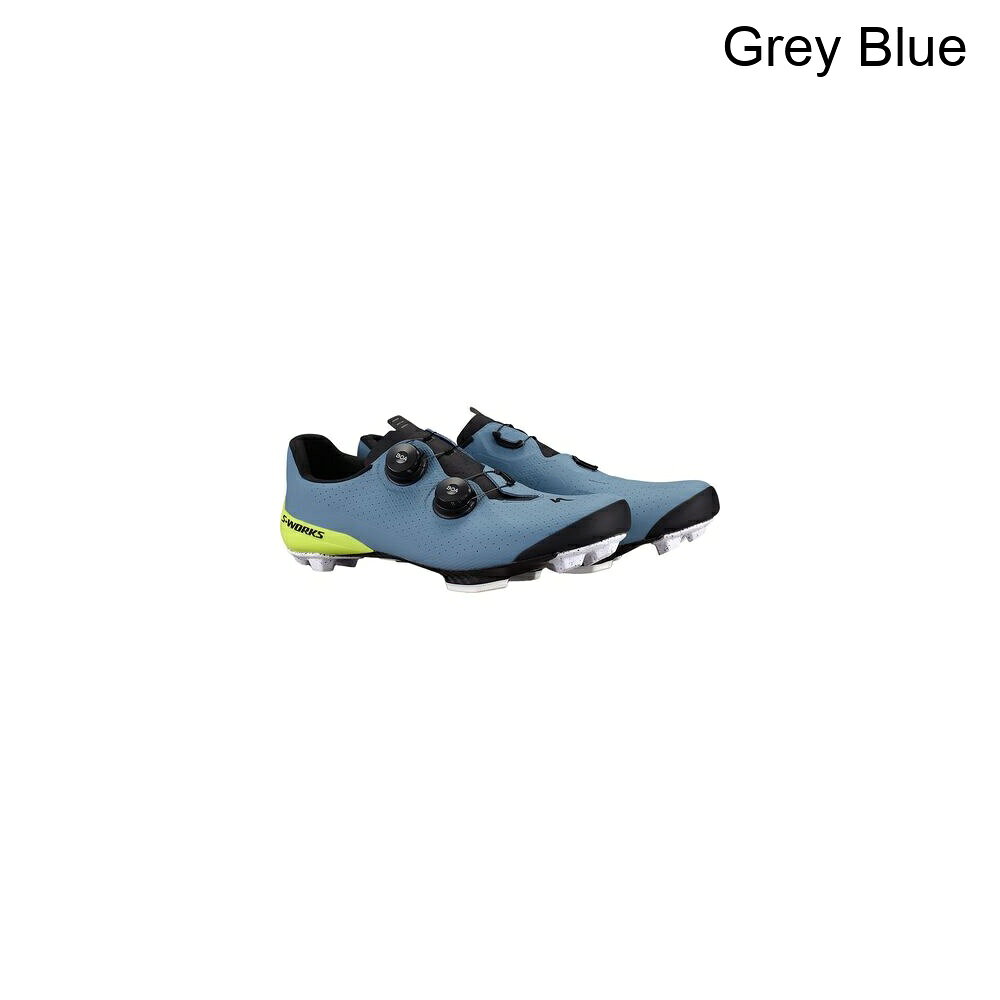 スウィートラグの(取寄) スペシャライズド Sワークス リーコン マウンテン バイク シューズ Specialized S-Works Recon Mountain Bike Shoe Grey Blue｜アングル2