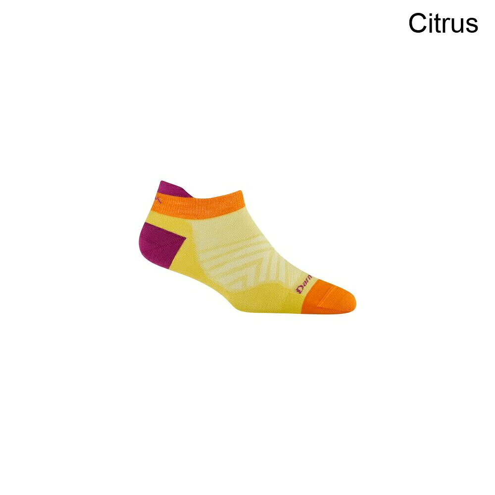 (取寄) ダーンタフ レディース ラン ノーショー タブ ウルトラ-ライトウエイト ソック - ウィメンズ Darn Tough women Run No-Show Tab Ultra-Lightweight Sock - Women's Citrus
