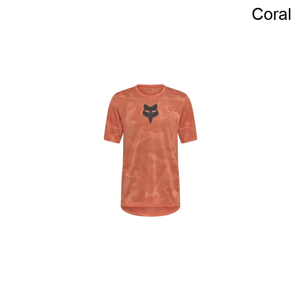 (取寄) フォックスレーシング メンズ レンジャー トゥルー ドリ ショートスリーブ ジャージ - メンズ Fox Racing men Ranger Tru Dri Short-Sleeve Jersey - Men's Coral