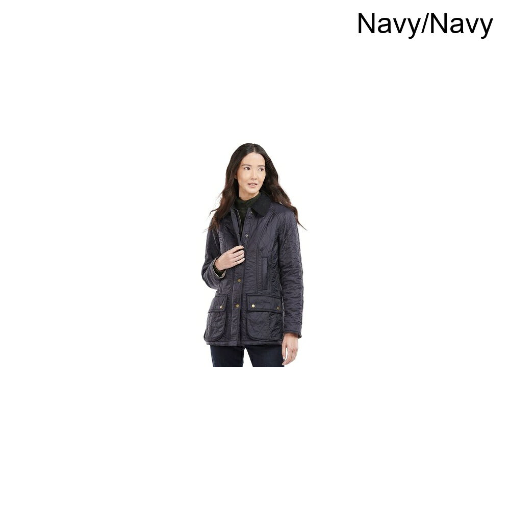 (取寄) バブアー レディース ビードネル ポーラーキルト ジャケット - ウィメンズ Barbour women Beadnell Polarquilt Jacket - Women's Navy/Navy