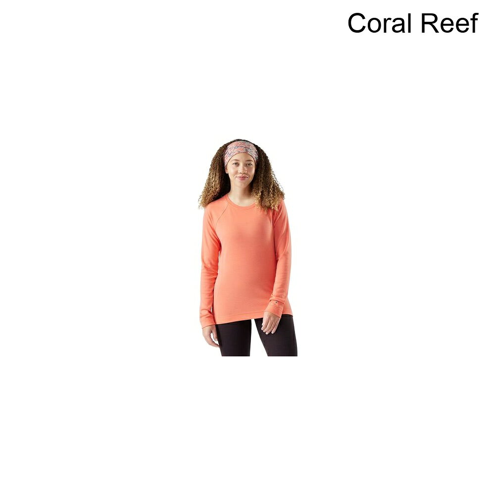 (取寄) スマートウール レディース クラシック サーマル メリノ クルー ベースレイヤー— - ウィメンズ Smartwool women Classic Thermal Merino Crew Baselayer - Women's Coral Reef