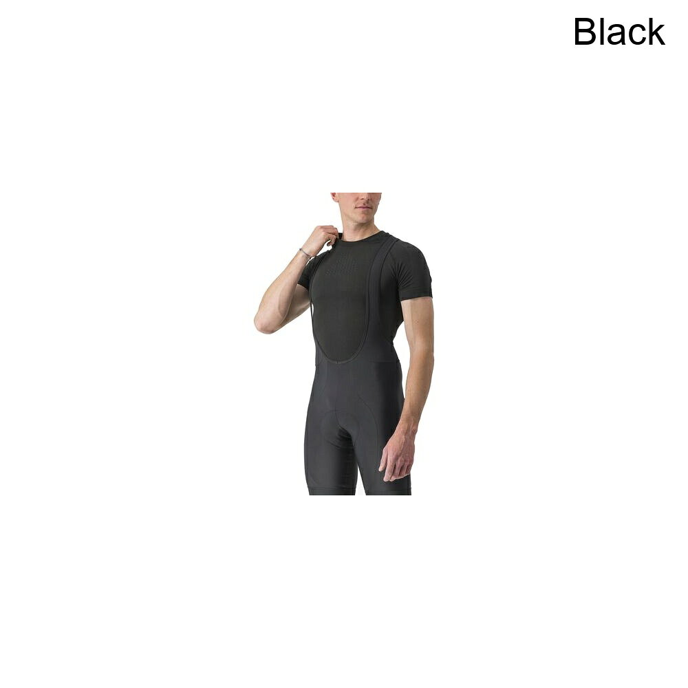 (取寄) カステリ メンズ コア シームレス ショートスリーブ ベース レイヤー - メンズ Castelli men Core Seamless Short-Sleeve Base Layer - Men's Black