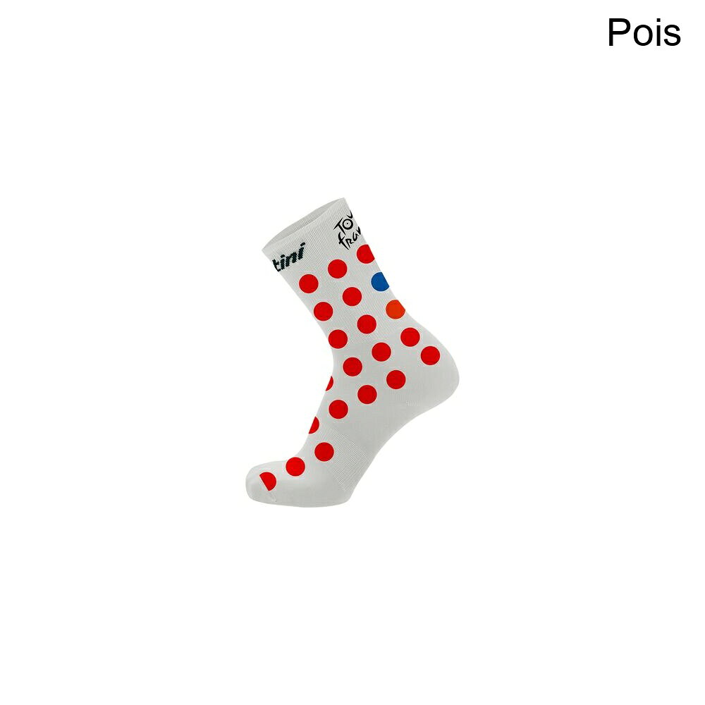 (取寄) サンティーニ TDF ファン オフィシャル GPM リーダー ソックス Santini TDF Fan Official GPM Leader Socks Pois