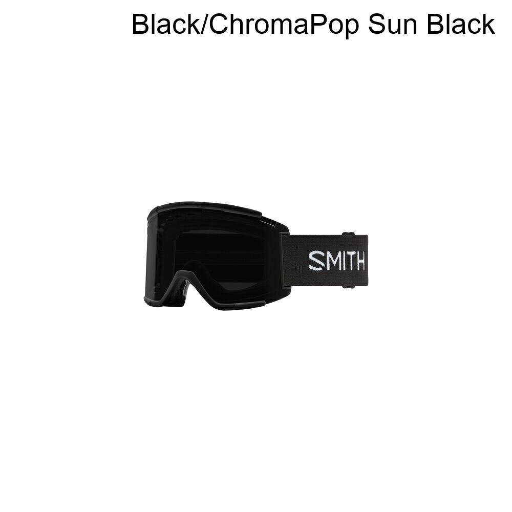 (取寄) スミス スクアッド Xl MTB クロマポップ ゴーグルズ Smith Squad XL MTB ChromaPop Goggles Black/ChromaPop Sun Black