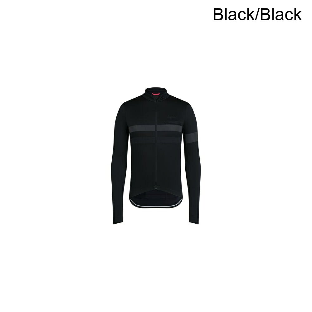 (取寄) ラファ メンズ ブルベ ロング-スローブ ジャージ - メンズ Rapha men Brevet Long-Sleeve Jersey - Men's Black/Black
