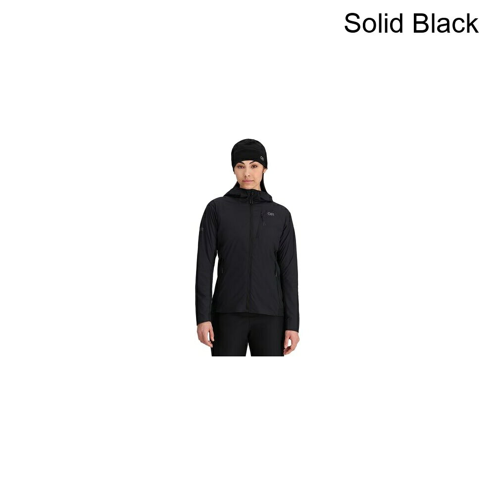 (取寄) アウトドア リサーチ レディース デビエーター ブーディ - ウィメンズ Outdoor Research women Deviator Hoodie - Women's Solid Black
