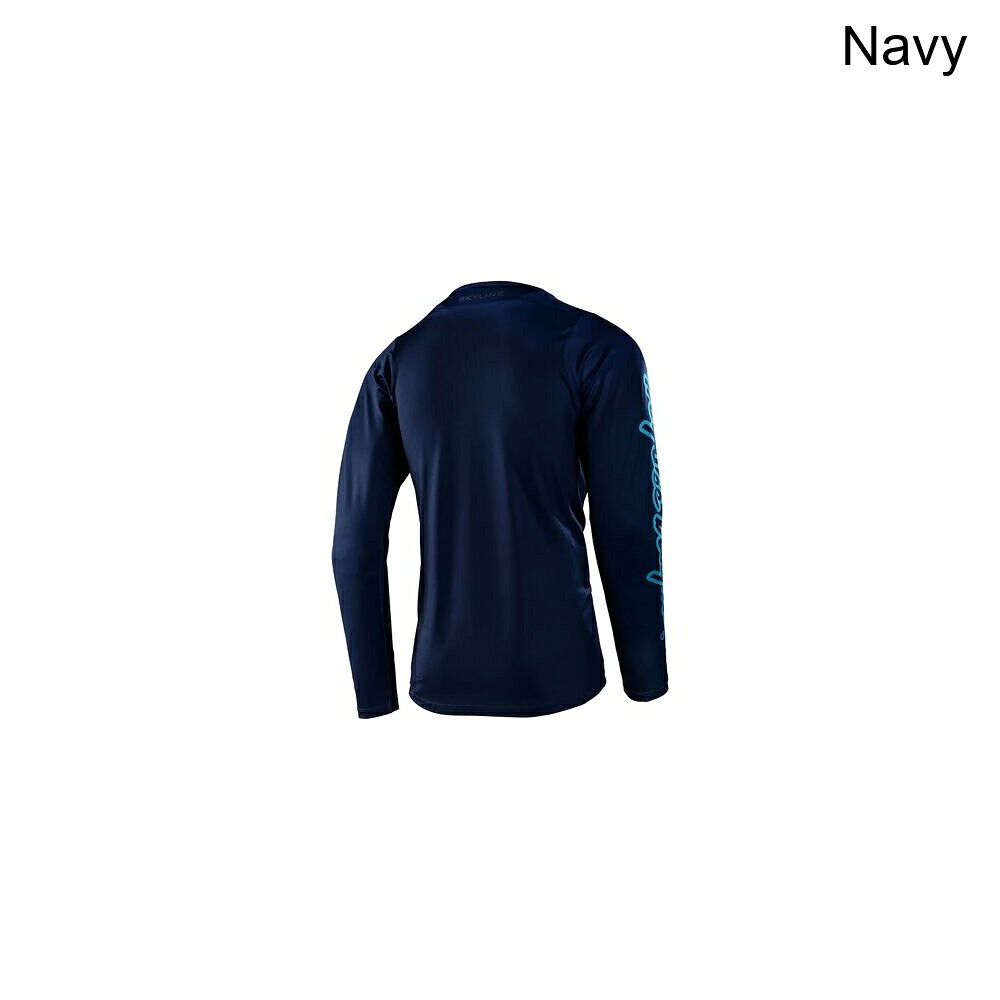 スウィートラグの(取寄) トロイリーデザインズ メンズ スカイライン ロング-スローブ チル ジャージ - メンズ Troy Lee Designs men Skyline Long-Sleeve Chill Jersey - Men's Navy｜アングル2