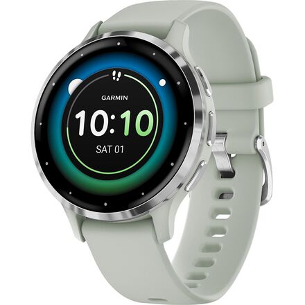 (取寄) ガーミン ベニュー 3S Garmin Venu 3S Sage Gray/Passivated