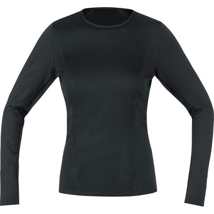 乐天商城 - (取寄) ゴアウェア レディース ベース レイヤー ロング スリーブ シャツ - ウィメンズ GOREWEAR women Base Layer Long Sleeve Shirt - Women's Black