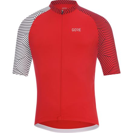 乐天商城 - (取寄) ゴアウェア メンズ C5 オプティライン ジャージ - メンズ GOREWEAR men C5 Optiline Jersey - Men's Red/White