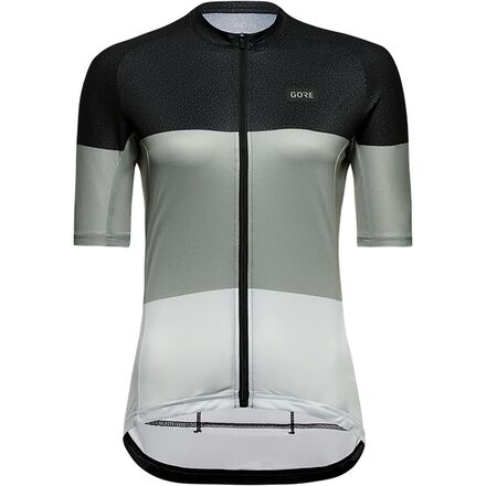 Rakuten - (取寄) ゴアウェア レディース スピリット ストライプ ジャージ - ウィメンズ GOREWEAR women Spirit Stripes Jersey - Women's Black/Lab Grey