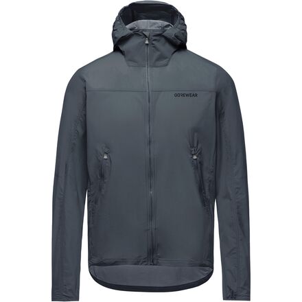 (取寄) ゴアウェア メンズ ファーンフロー フーデット ウィンドブレーカー - メンズ GOREWEAR men Fernflow Hooded Windbreaker - Men's Lab Graphite