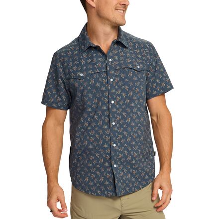 Wear - (取寄) ハウラーブラザーズ メンズ オープン カントリー テック シャツ - メンズ Howler Brothers men Open Country Tech Shirt - Men's Rancher Floral/Dark Slate