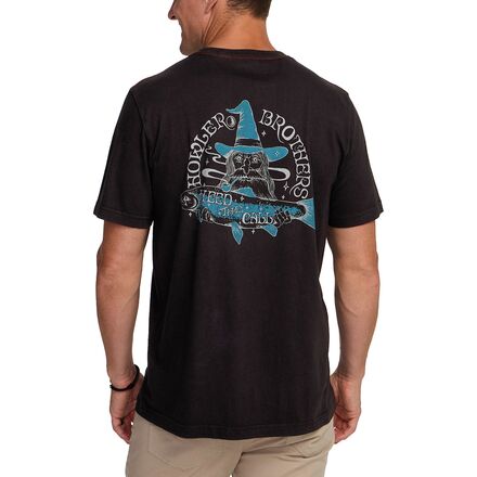 (取寄) ハウラーブラザーズ メンズ コットン T-シャツ - メンズ Howler Brothers men Cotton T-Shirt - Men's River Wizard-Black