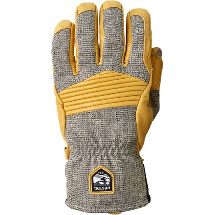 乐天商城 - (取寄) ヘストラ メンズ アーミー レザー クロワール グローブ - メンズ Hestra men Army Leather Couloir Glove - Men's Light Grey/Tan