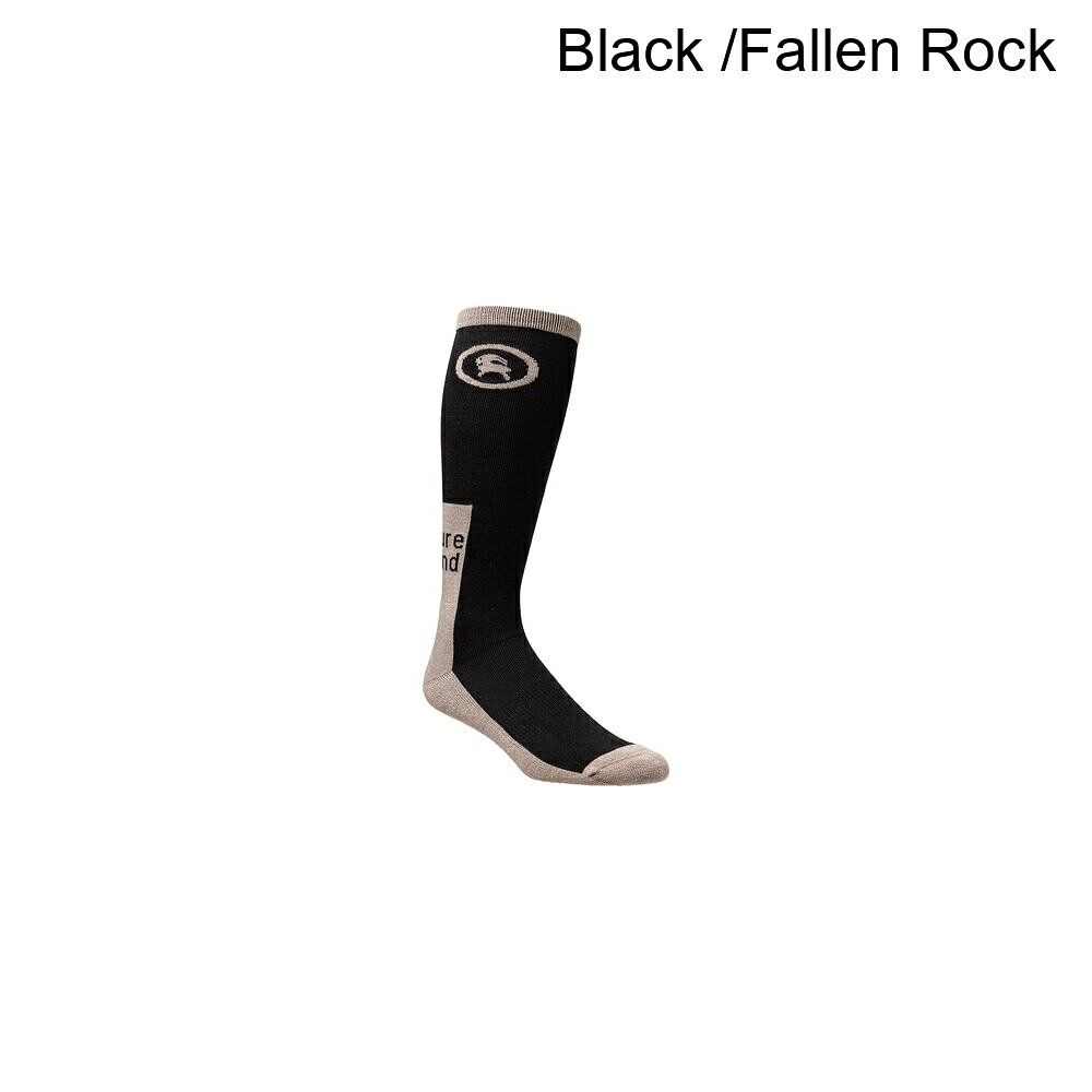 (取寄) バックカントリー ベンチャー ビヨンド メリノ ブレンド スキー ソック Backcountry Venture Beyond Merino Blend Ski Sock Black /Fallen Rock