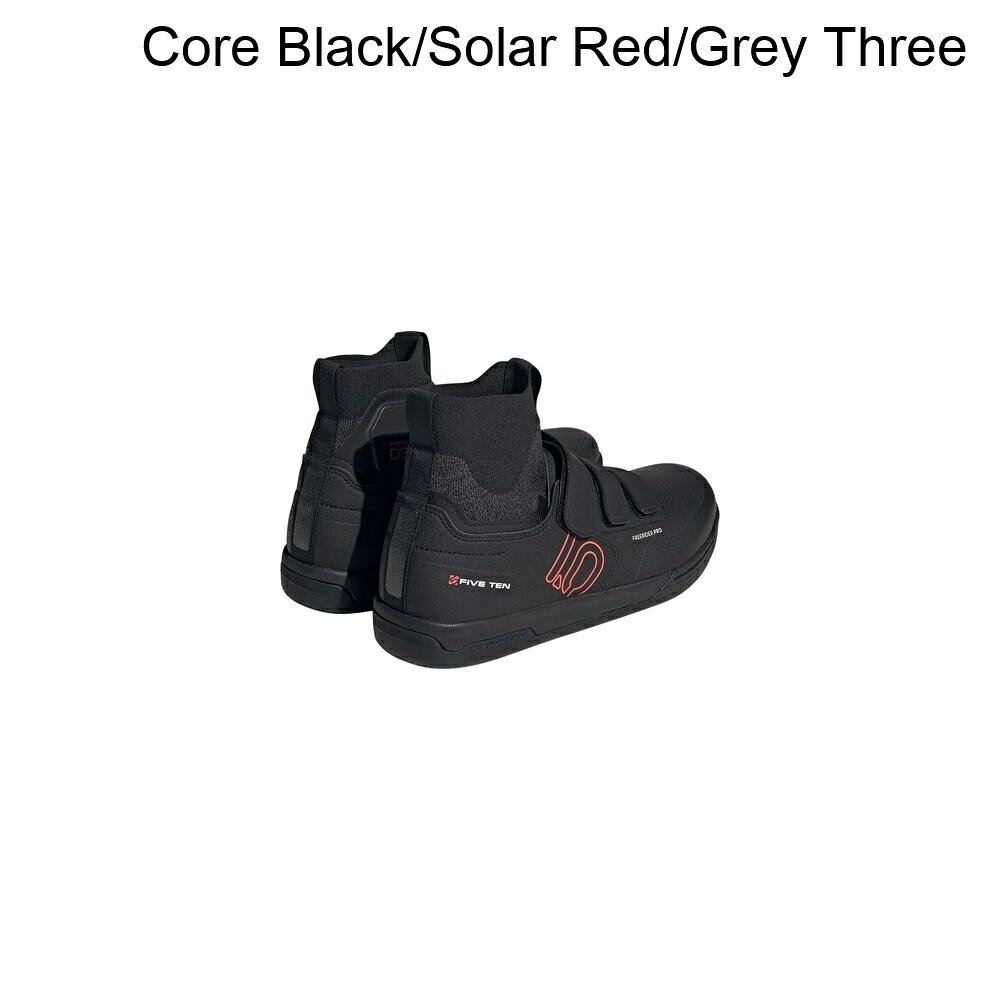 スウィートラグの(取寄) ファイブテン フリーライダー プロ ミッド VCS サイクリング シューズ Five Ten Freerider Pro Mid VCS Cycling Shoe Core Black/Solar Red/Grey Three｜アングル3