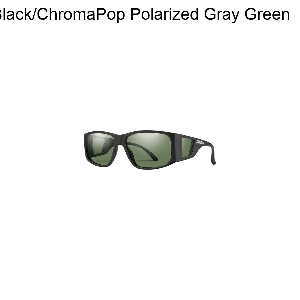 (取寄) スミス モンロー ピーク クロマポップ サングラス Smith Monroe Peak ChromaPop Sunglasses Matte Black/ChromaPop Polarized Gray Green
