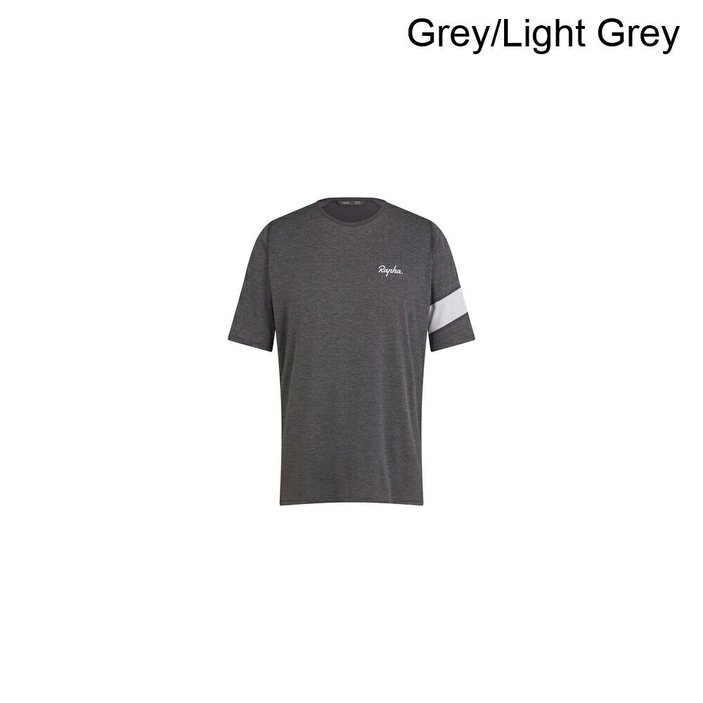 (取寄) ラファ メンズ トレイル ライトウェイト T-シャツ - メンズ Rapha men Trail Lightweight T-Shirt - Men's Grey/Light Grey