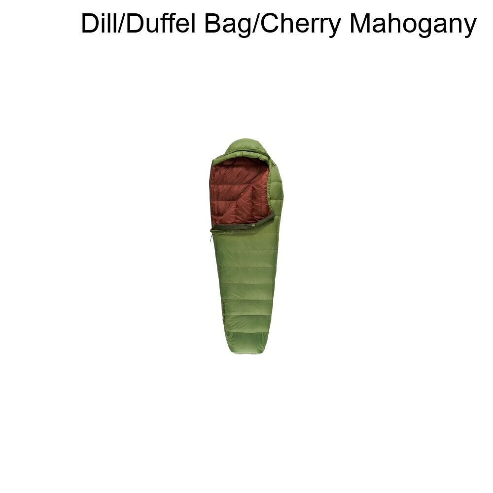(取寄) ケルティ コズミック 40 スリーピング バッグ 40F ダウン Kelty Cosmic 40 Sleeping Bag: 40F Down Dill/Duffel Bag/Cherry Mahogany
