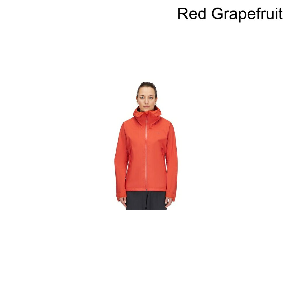 (取寄) ラブ レディース ダウンポアー ライト ジャケット - ウィメンズ Rab women Downpour Light Jacket - Women's Red Grapefruit