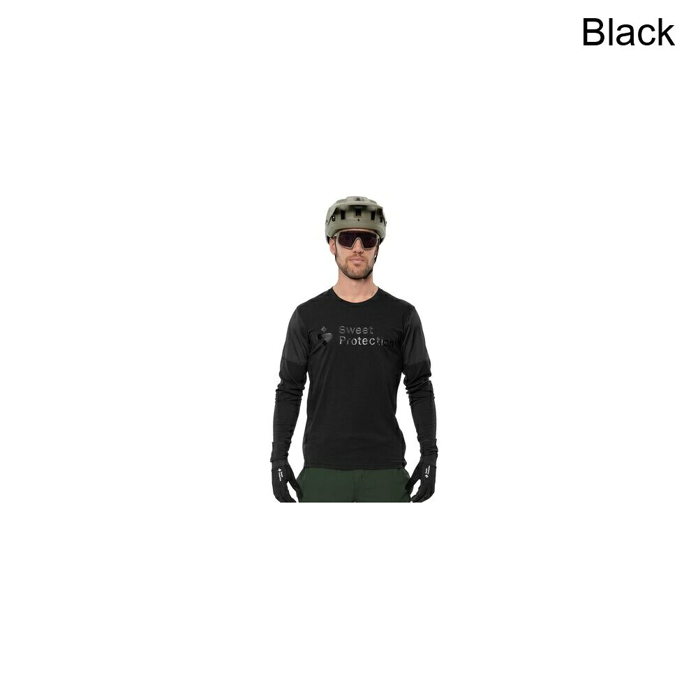 (取寄) スウィートプロテクション メンズ ハンター メリノ ハイブリット ロング-スローブ ジャージ - メンズ Sweet Protection men Hunter Merino Hybrid Long-Sleeve Jersey - Men's Black