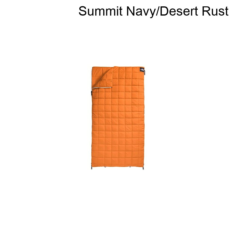 (取寄) ノースフェイス ワン ベッド 3-イン1 スリーピング バッグ 15F シネスティック The North Face One Bed 3-In1 Sleeping Bag: 15F Synethtic Summit Navy/Desert Rust