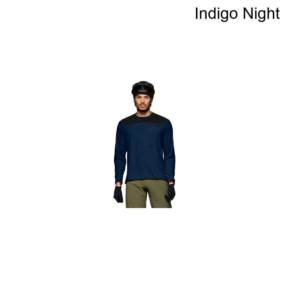 (取寄) ノローナ メンズ シーボットン イコライザー テック ロング-スローブ - メンズ Norrona men Skibotn Equaliser Tech Long-Sleeve - Men's Indigo Night
