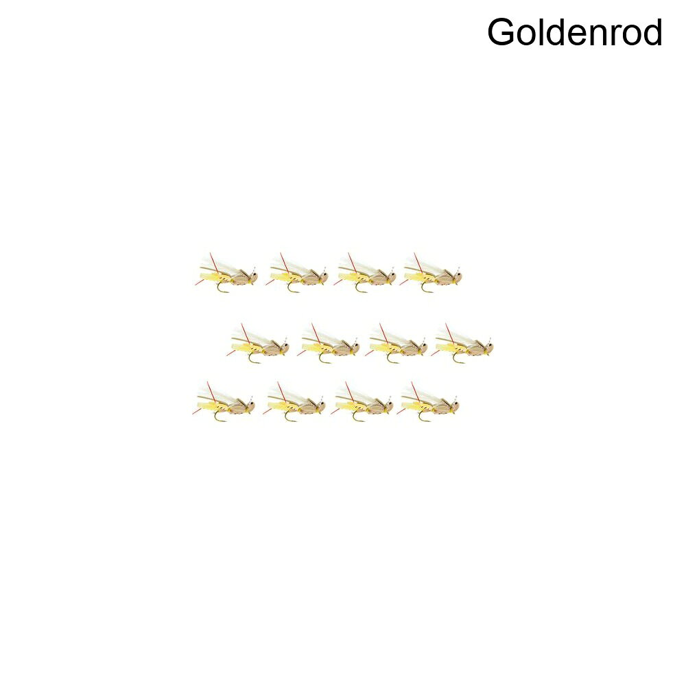 (取寄) アンプカ サンダー グラス ホッパー 12-パック Umpqua Thunder Grass Hopper 12-Pack Goldenrod