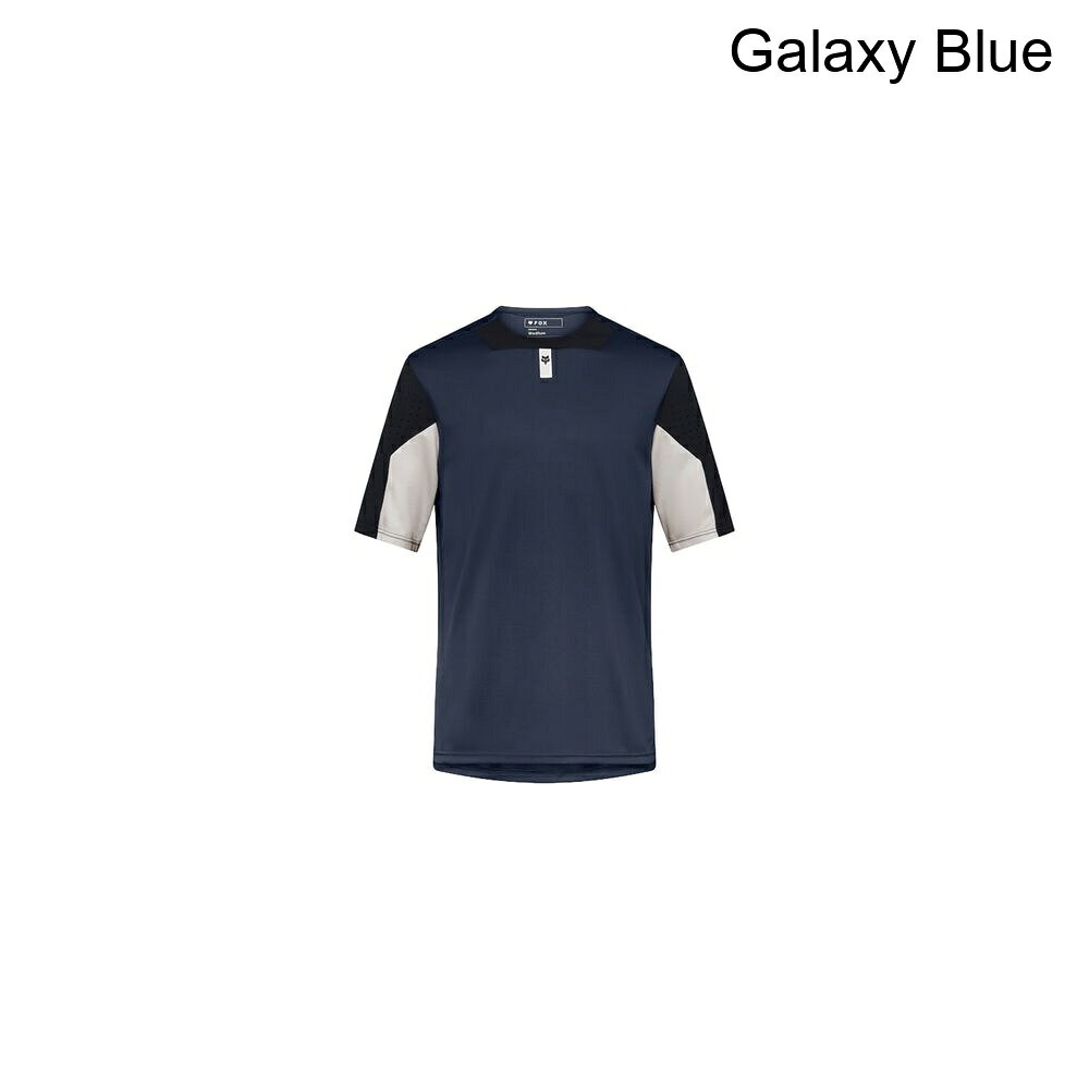 (取寄) フォックスレーシング メンズ ディフェンド ショートスリーブ ジャージ - メンズ Fox Racing men Defend Short-Sleeve Jersey - Men's Galaxy Blue