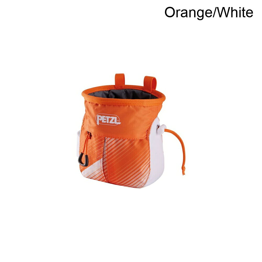 (取寄) ペツル サカポーチ チョーク バッグ Petzl Sakapoche Chalk Bag Orange/White