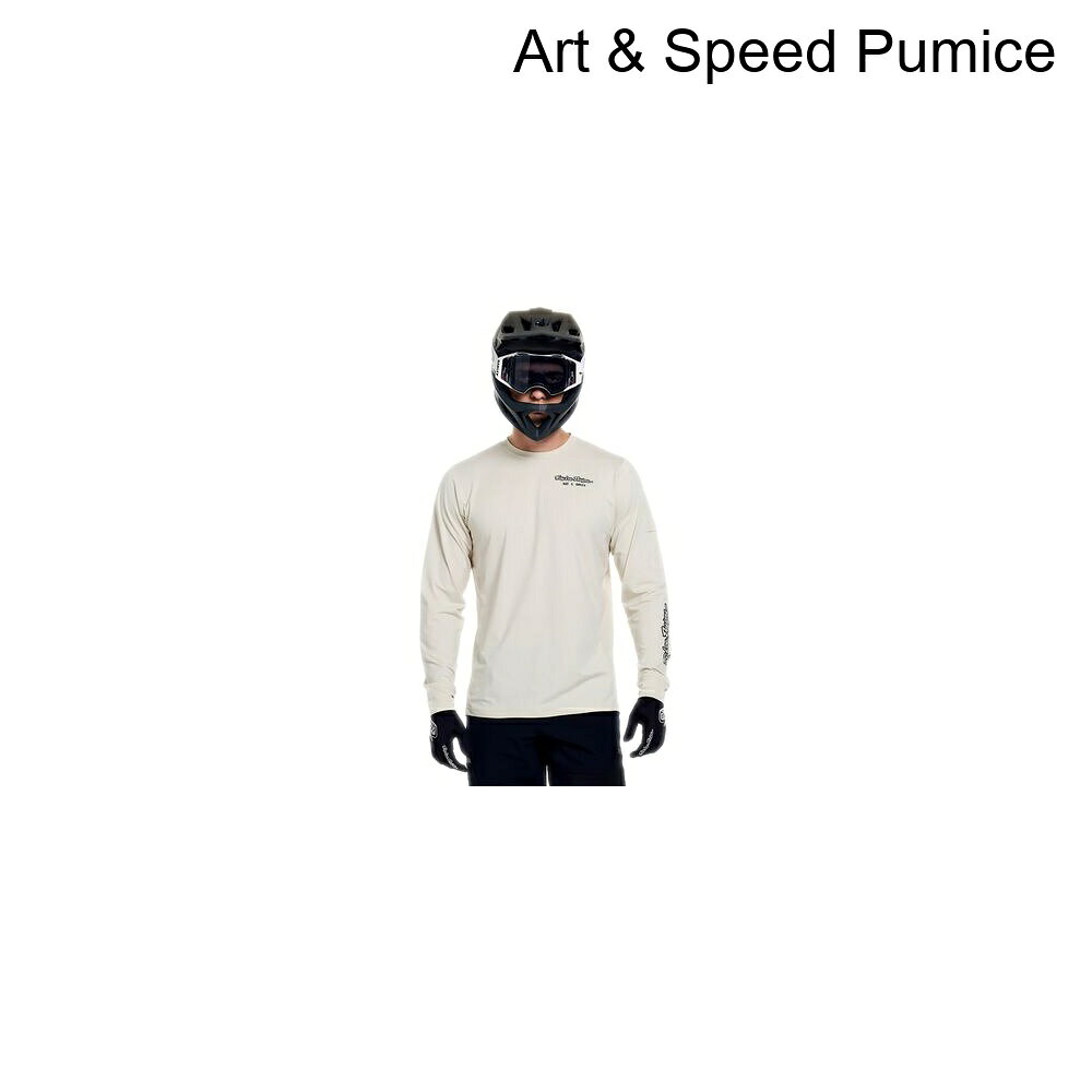 (取寄) トロイリーデザインズ メンズ ラッカス ロング-スローブ ライド T-シャツ - メンズ Troy Lee Designs men Ruckus Long-Sleeve Ride T-Shirt - Men's Art & Speed Pumice