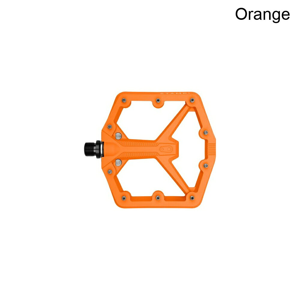 (取寄) クランクブラザース スタンプ 1 ペダルズ - ゲン 2 Crank Brothers Stamp 1 Pedals - Gen 2 Orange