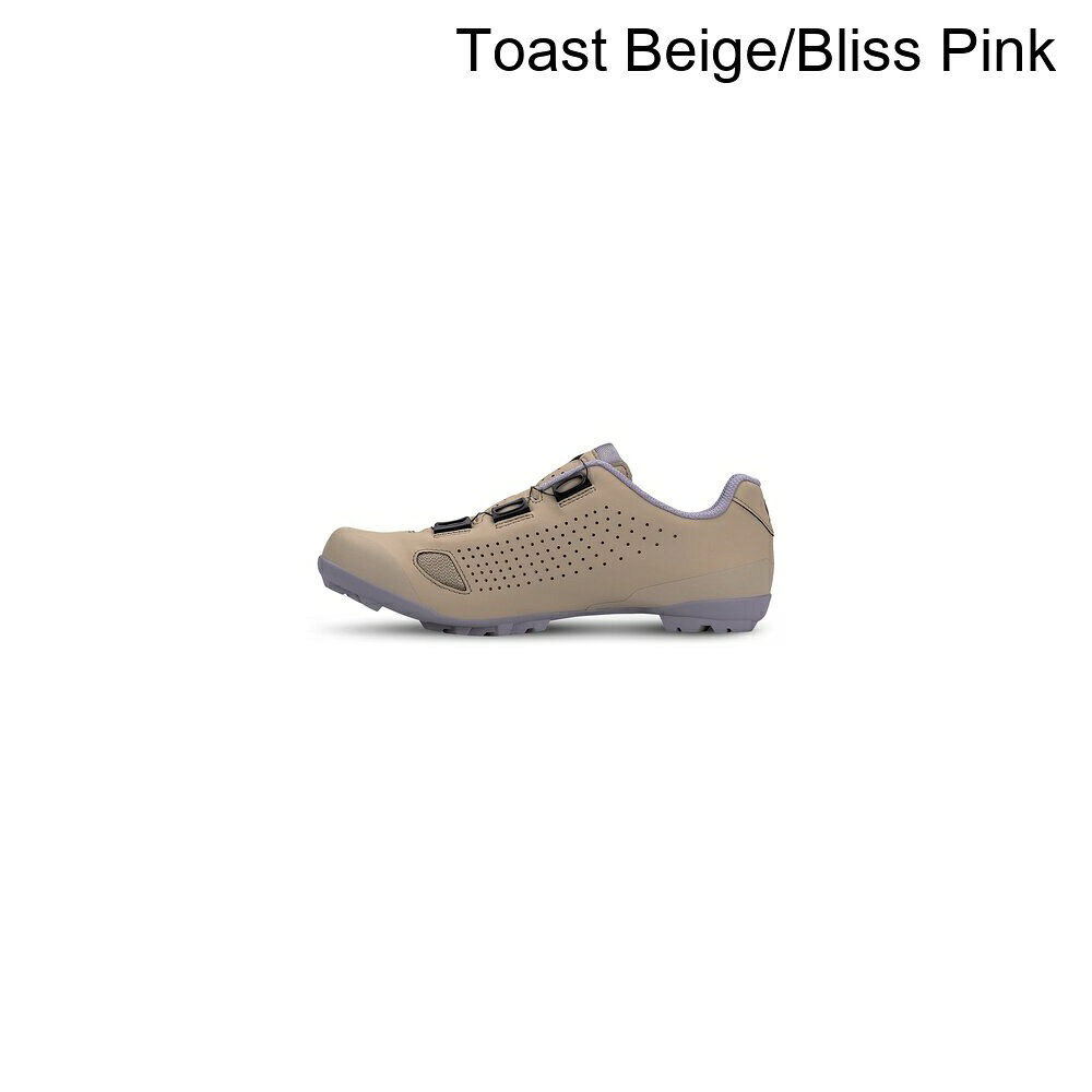 スウィートラグの(取寄) スコット レディース グラベル プロ サイクリング シューズ - ウィメンズ Scott women Gravel Pro Cycling Shoe - Women's Toast Beige/Bliss Pink｜アングル2