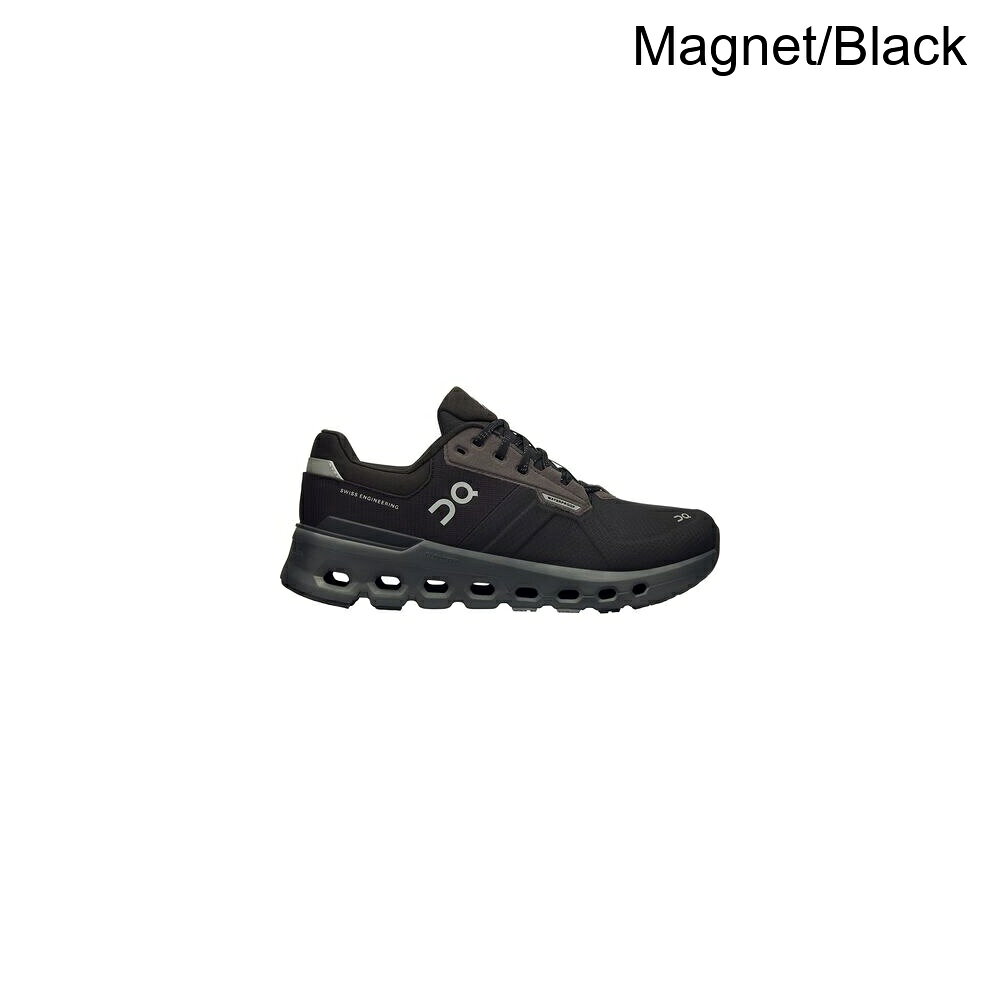 (取寄) オンランニング レディース クラウドランナー 2 ウォータープルーフ シューズ - ウィメンズ On Running women Cloudrunner 2 Waterproof Shoe - Women's Magnet/Black