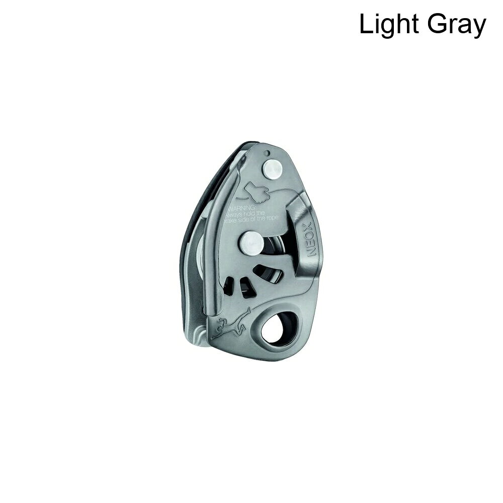 (取寄) ペツル ビレイ デバイス Petzl NEOX Belay Device Light Gray