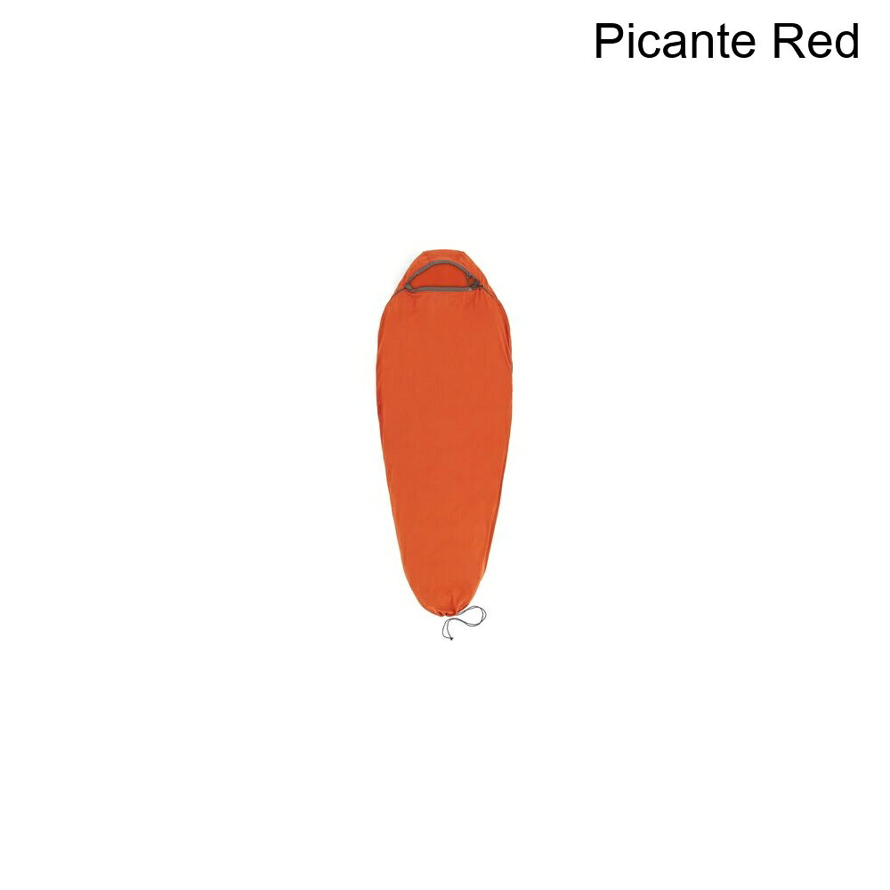 (取寄) シートゥサミット リアクター フリース マミー + ドローコード スリーピング バッグ ライナー Sea To Summit Reactor Fleece Mummy + Drawcord Sleeping Bag Liner Picante Red