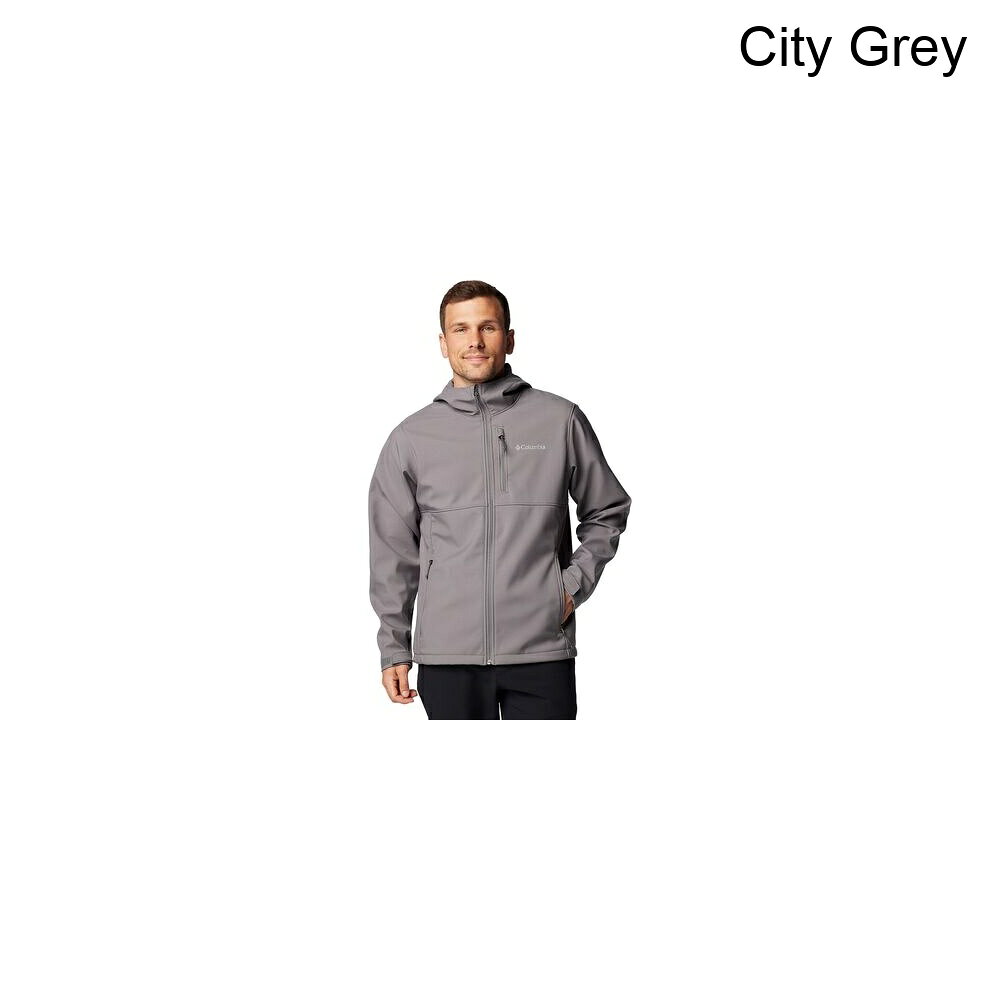 (取寄) コロンビア メンズ アセンダー リ フーデット ソフトシェル ジャケット - メンズ Columbia men Ascender II Hooded Softshell Jacket - Men's City Grey